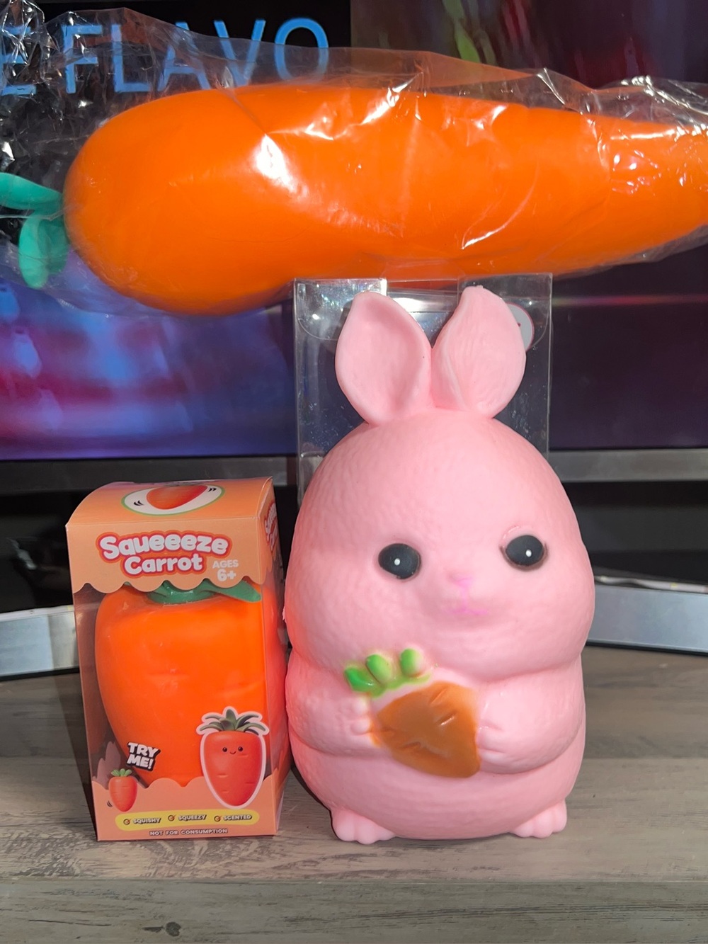 3Pc Jumbo Easter Squishy Bundle 2-jumbos  1 med
